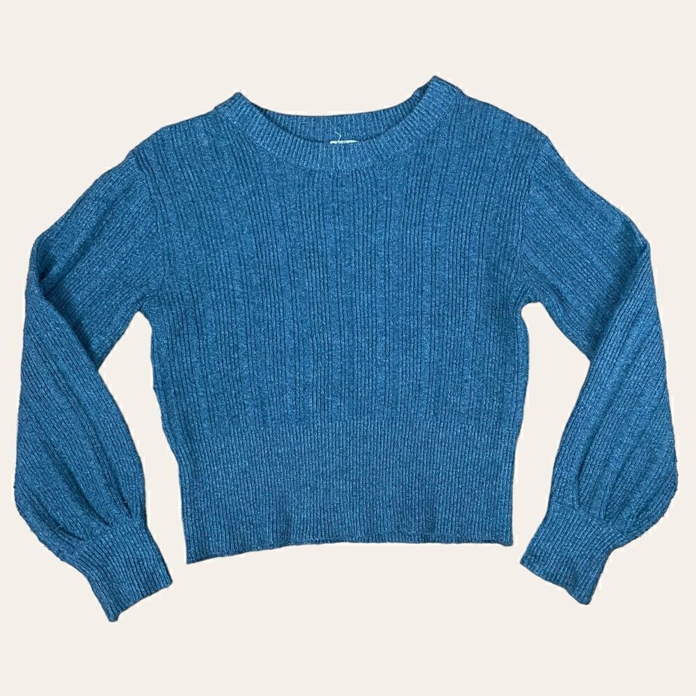 Hippie Rose Blue Knit Sweater